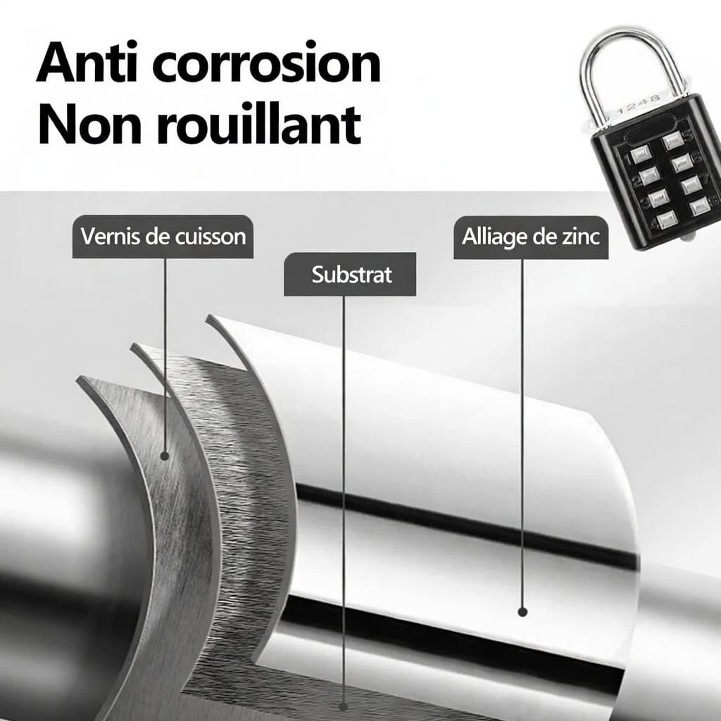 Cadenas code à 8 chiffres