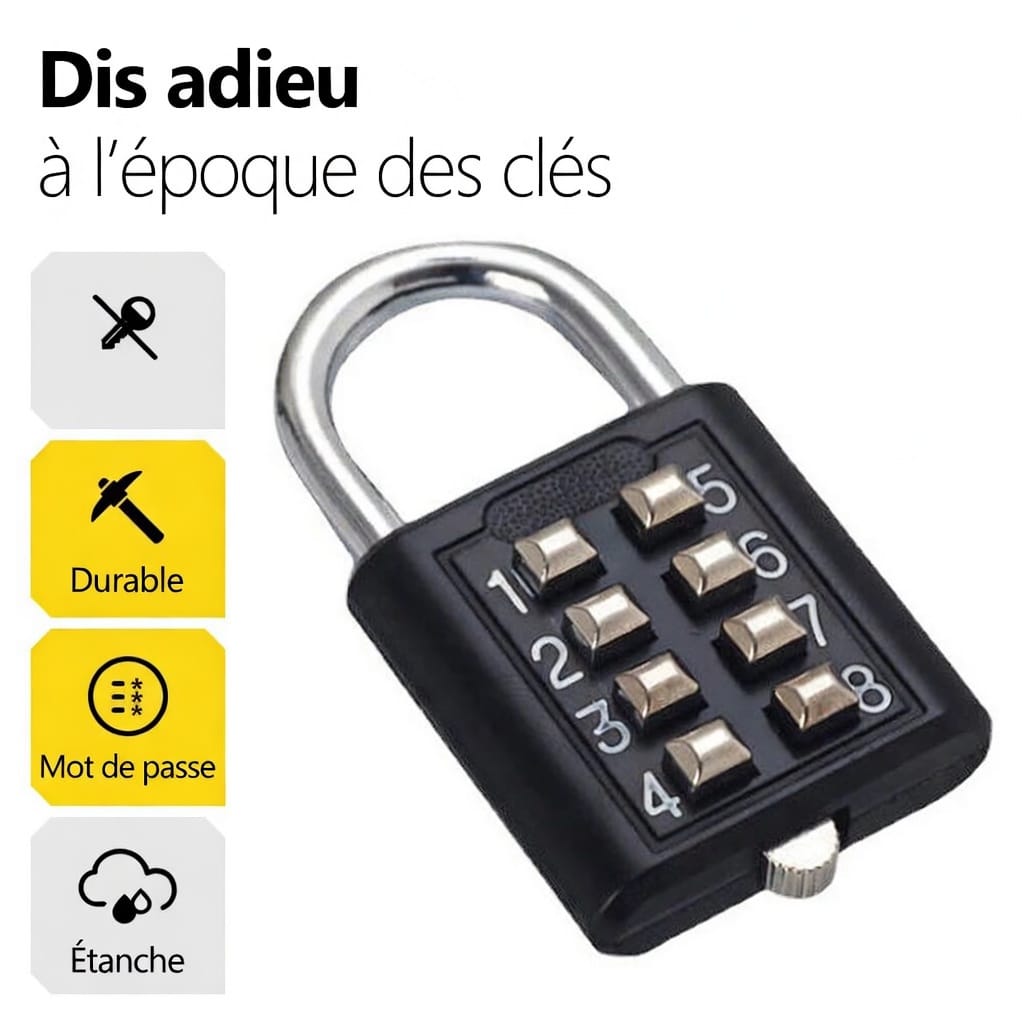 Cadenas code à 8 chiffres