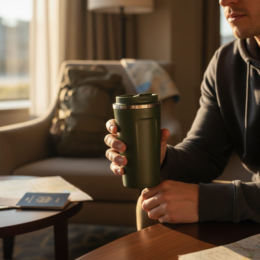 Mug thermal de voyage