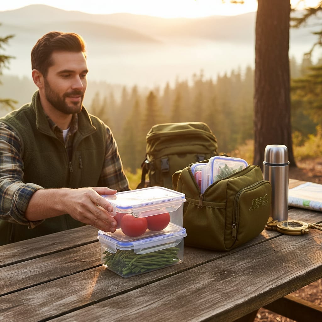 Lunch box transparente