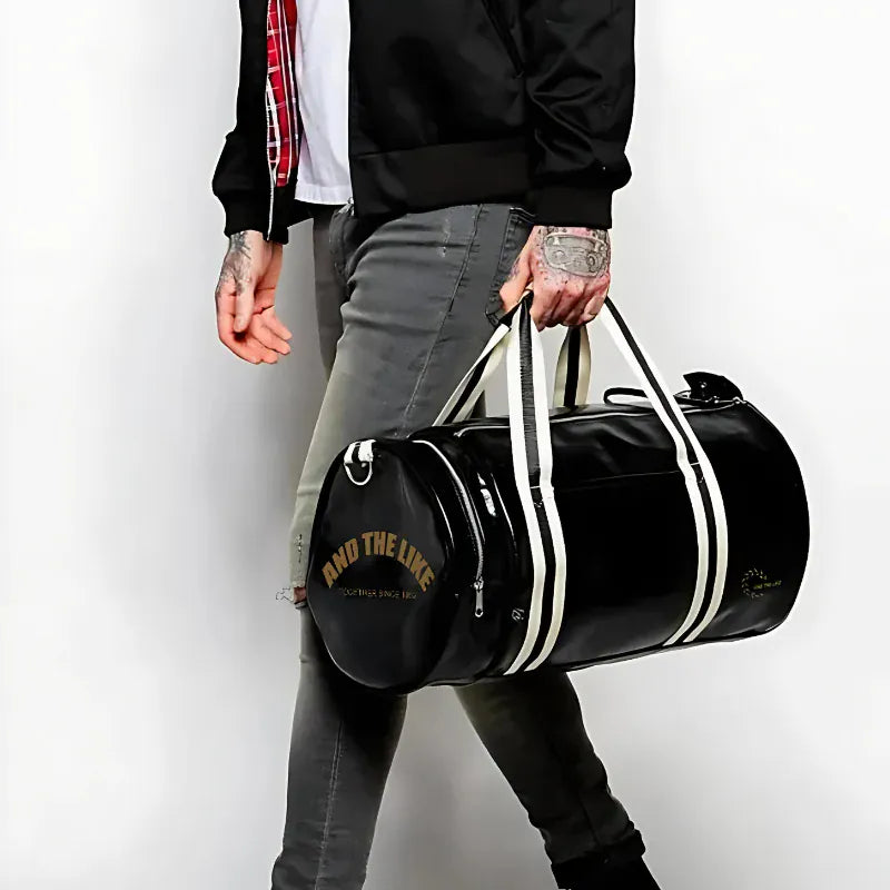 Sac de Sport PU Homme Vintage